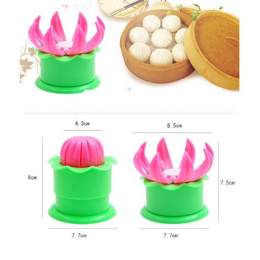 Khuôn tạo hình bánh bao, khuôn làm bánh bao hình hoa sen tiện lợi, dễ làm