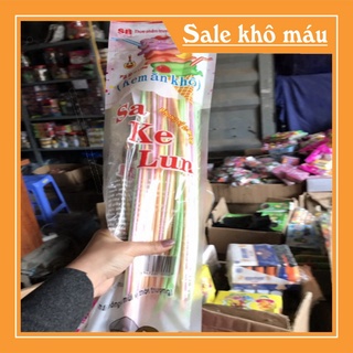 Kẹo bột ống dài tăm lạnh 1 túi nhiều ống tuổi thơ sỉ đồ ăn vặt trẻ em hà nội giá rẻ, hấp dẫn, siêu ngon