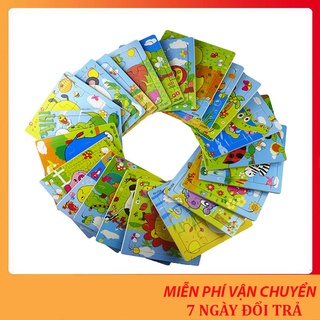 Tranh xếp hình gỗ nhiều mẫu cho bé loại 1(mẫu ngẫu nhiên)