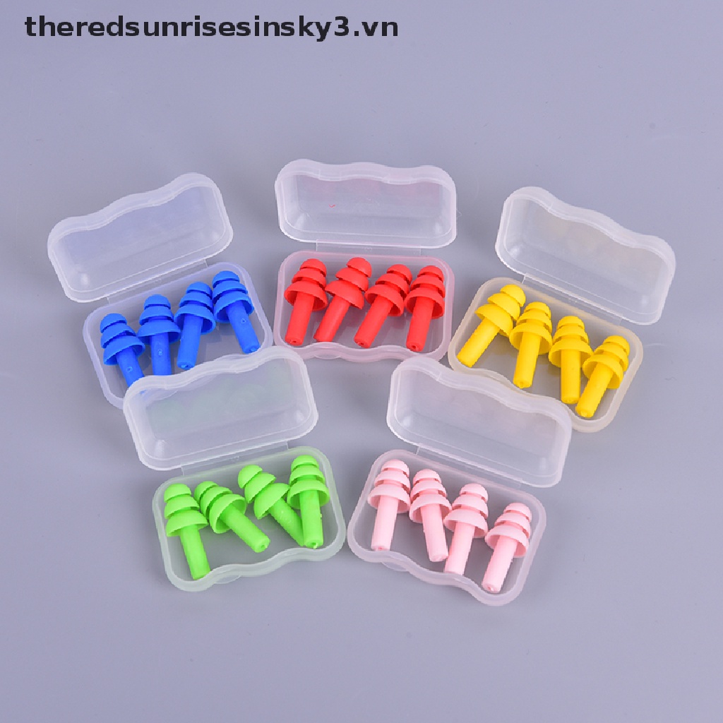 Bộ 2 Cặp Nút Bịt Tai Chống Ồn Khi Ngủ Tiện Dụng