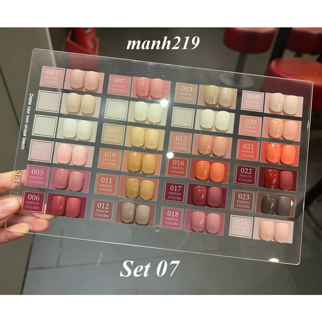 Set sơn gel TAO 24 màu ( Tặng BẢNG MÀU ) Full Hộp - manh219