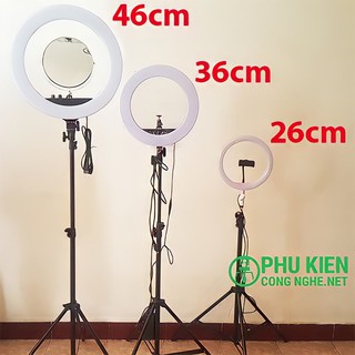 Đèn Led Livestream Full Phụ Kiện ⚡FREESHIP⚡ Gồm Chân Đèn Và Kẹp Điện Thoại. Hỗ trợ Livestream