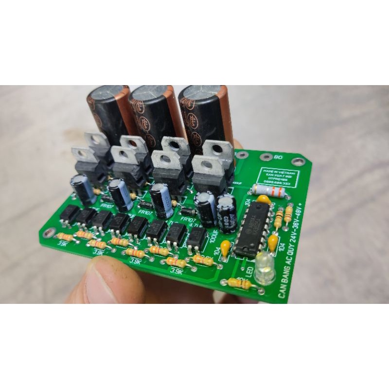 Mạch cân bằng ắc quy chủ động hệ 24,36,48+++ chuyển điện bình đầy sang bình vơi hơn