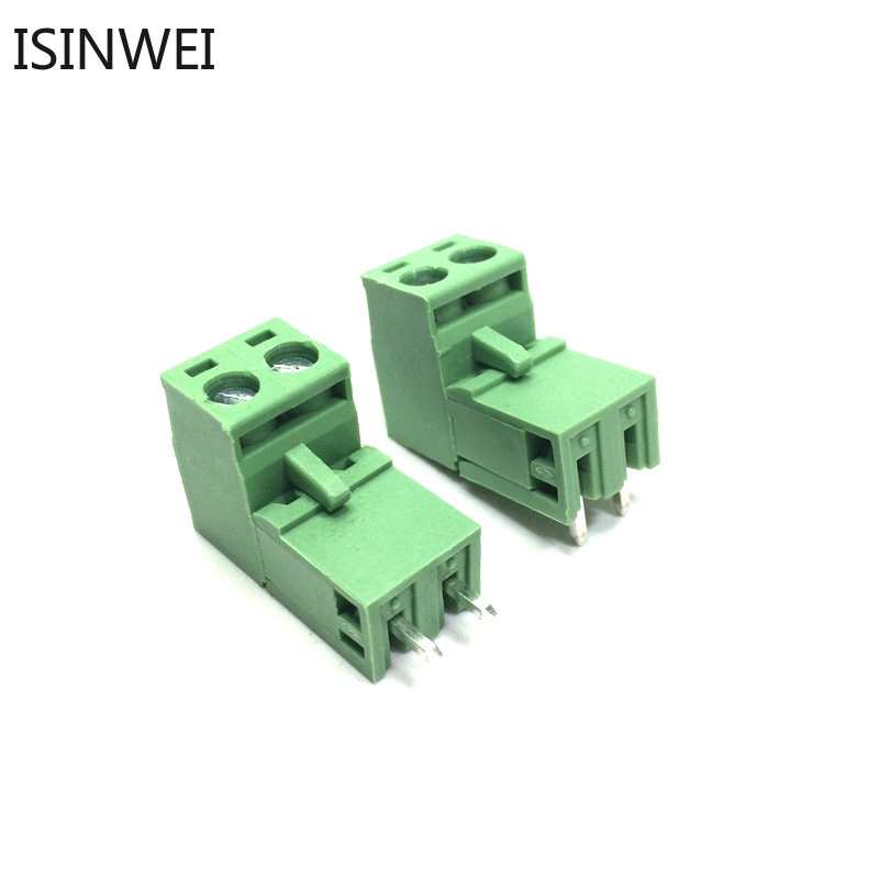 10 bộ đầu nối dây cáp 2EDG 5.08mm KF2EDG 2P 2PL PCB