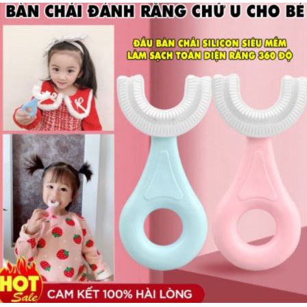 Bàn chải hàm - Bàn chải đánh răng chữ U cho bé