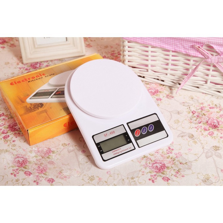 Cân Điện Tử Để Bàn, Cân Điện Tử Thực Phẩm Nhà Bếp Electronic Kitchen Scale SF400 7hitech