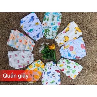 Quần đùi cotton giấy cho bé ( 1 quần )
