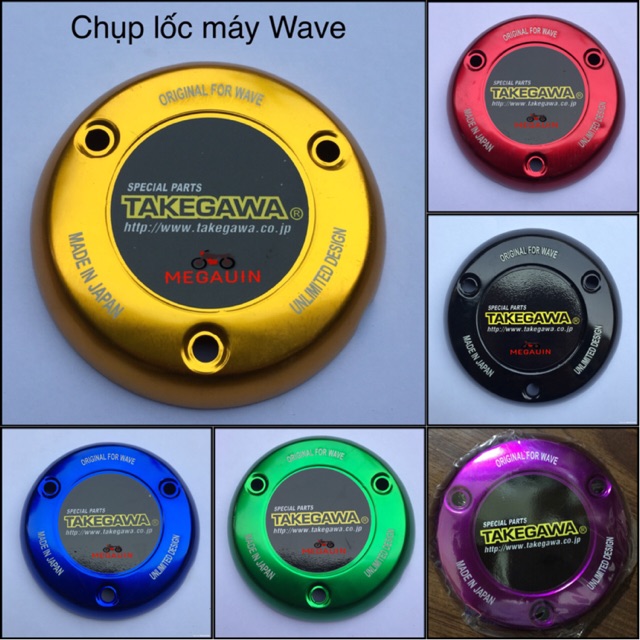 ỐP LỐC MÁY TAKEGAWA LẮP WAVE, RS , DREAM ỐP LỐC MÁY TRÒN