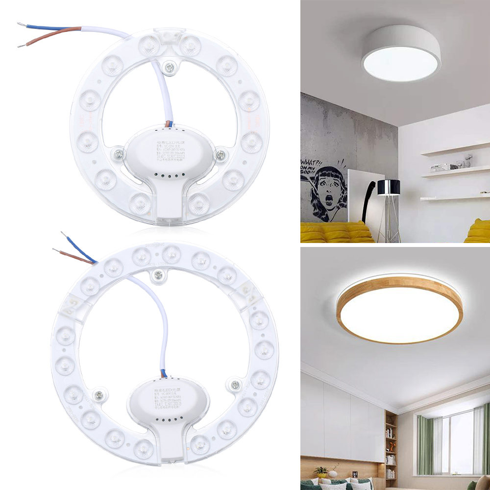 Bảng Đèn Led Gắn Trần Ánh Sáng Trắng Ac185-265v 12w 18w 24w 36w