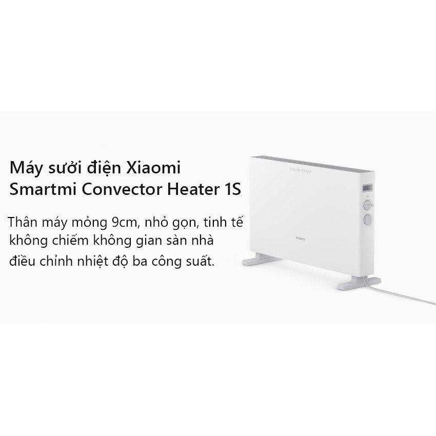 Máy sưởi Xiaomi Smartmi 1S 2200W - Phiên bản kết nối app Mihome