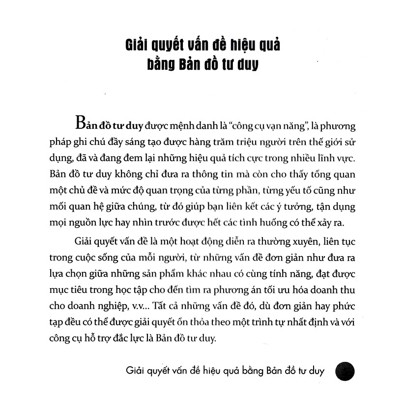 Sách - Bản Đồ Tư Duy Trong Giải Quyết Vấn Đề