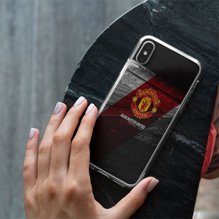 Ốp lưng logo MUFC Old Trafford cho Iphone 5 6 7 8 Plus 11 12 Pro Max X Xr MAN20210030