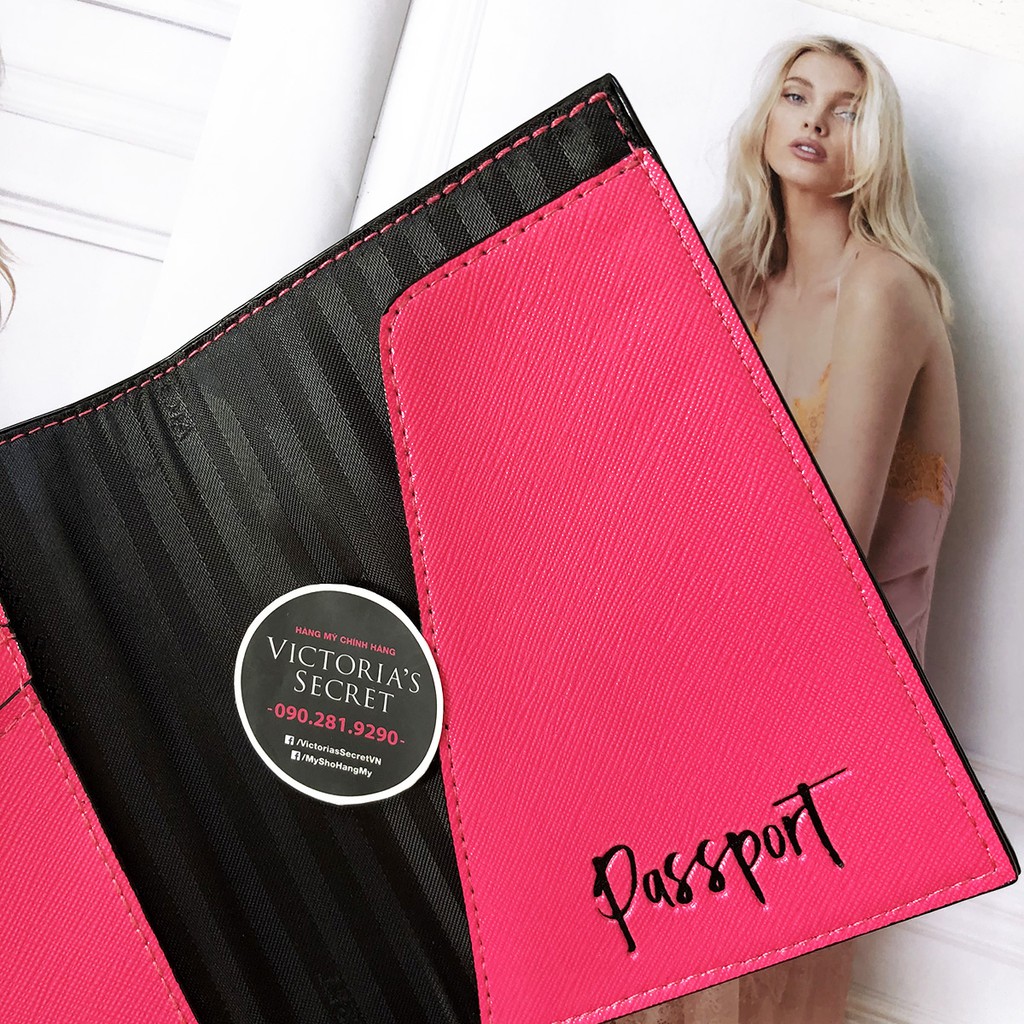 [143] Cover Passport với hoạ tiết nhãn hiệu nước hoa nỗi tiếng của Victorias Secret USA