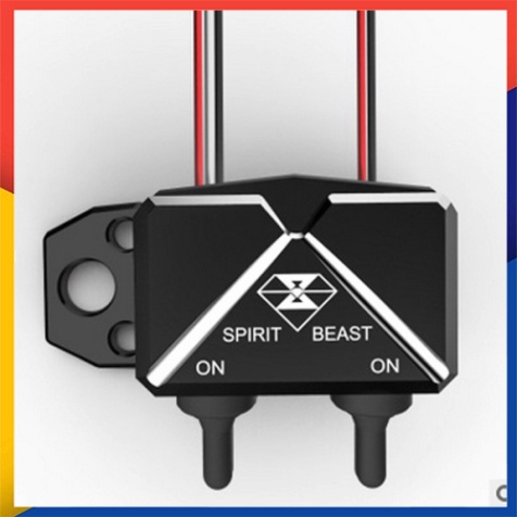 công tắc CNC spirit beast chính hãng full box . gắn đèn trợ sáng,chân gương