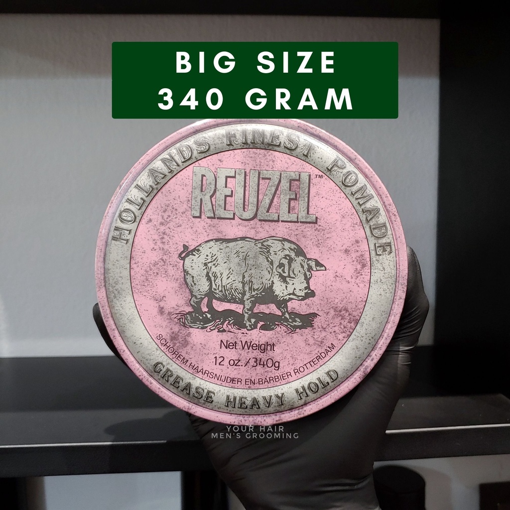 Sáp vuốt tóc Reuzel Pink Pomade - 340g