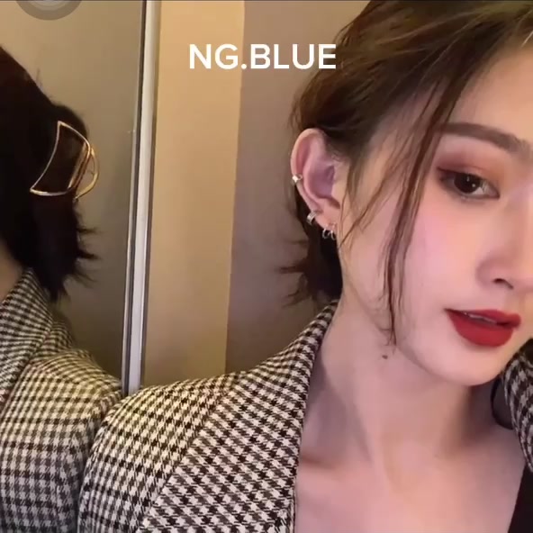 Set 3 khuyên tai bạc không cần bấm lỗ kẹp vành thép không gỉ nam nữ đơn giản basic Hàn Quốc combo 3 bông tai KT16 | BigBuy360 - bigbuy360.vn