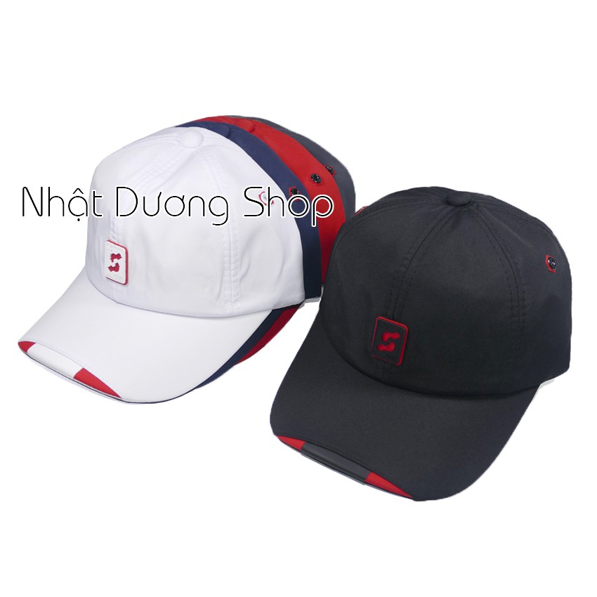 Nón kết dù LS sò lồng da, kết vá da - Chất liệu vải dù cao cấp được làm tinh xảo và sành điệu