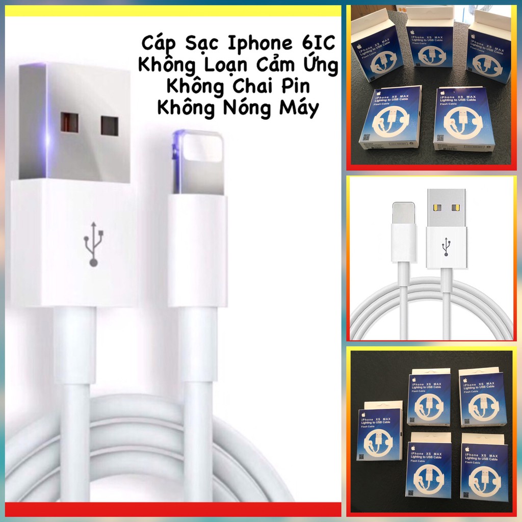 Cáp Sạc Iphone Cao Cấp Chất Lượng Cao 2 Đầu Bọc Thép Siêu Bền Sạc full từ 5g/6g/7g/8g/6p/7p/8p/x/xr/xsm/11