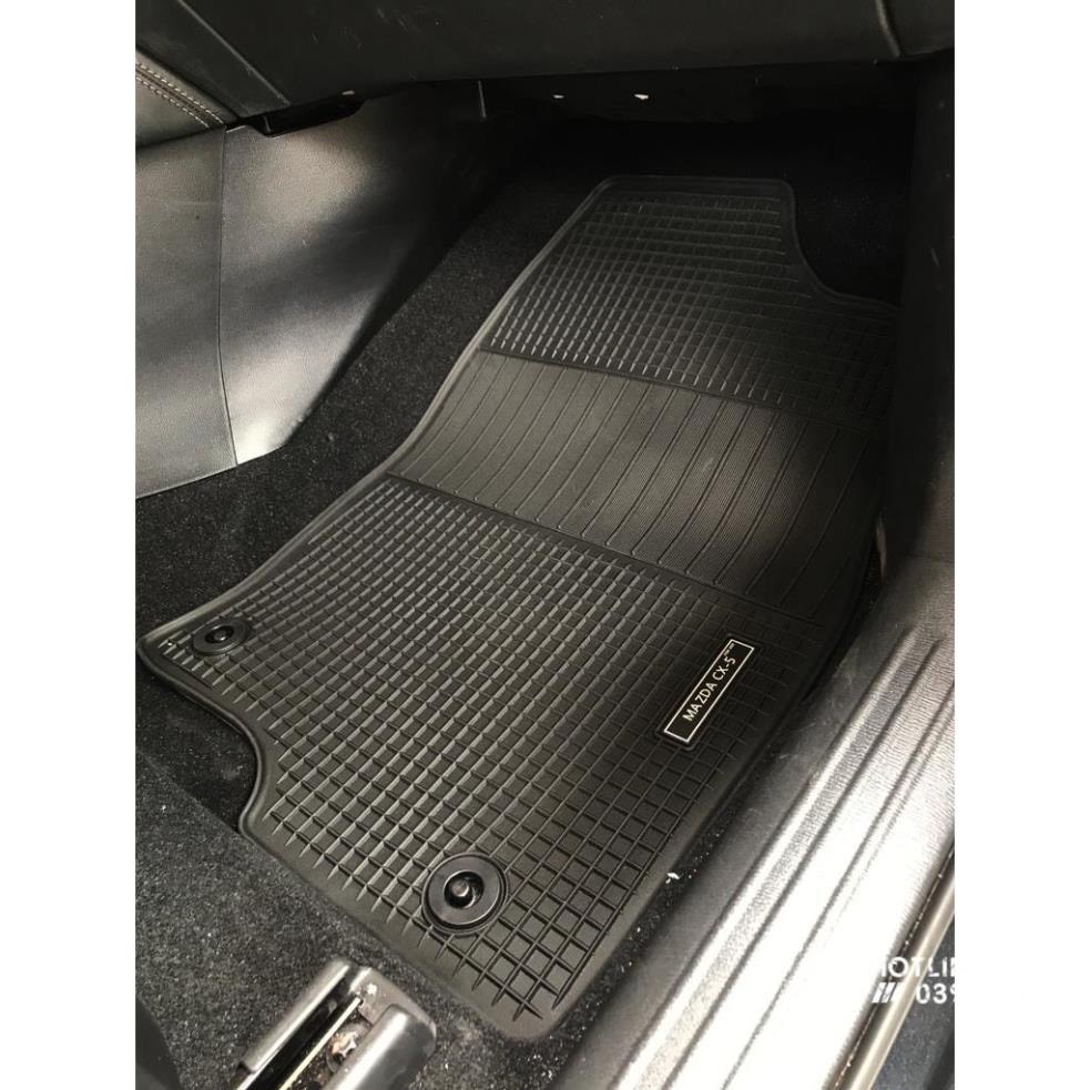 Thảm lót sàn cao su PVC xe Mazda CX5/ CX-5 2018 - 2022 [ Hàng loại 1 HCAR] cao su đúc dày, không mùi, dễ vệ sinh