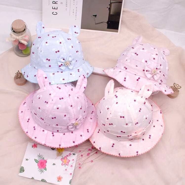 Mũ tai bèo hình nơ cho bé