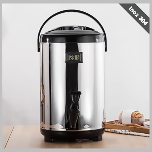 Bình Ủ Trà 10L Winner - Có Đồng Hồ Nhiệt - Inox 304