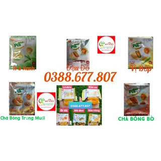 [TẶNG 01 CÁI] COMBO 09 CÁI BÁNH PÍA KIM SA TÂN HUÊ VIÊN GỒM 09 VỊ