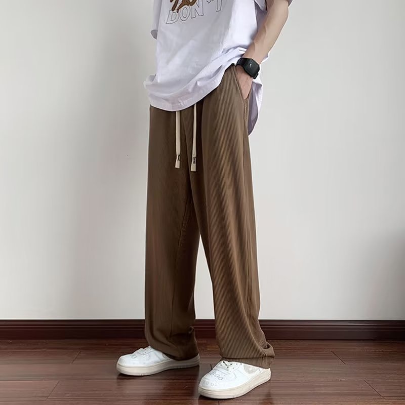 Quần Thể Thao Dây Rút Dáng Suông Thời Trang Mùa Hè Hàn Quốc Cho Nam Size M-3XL