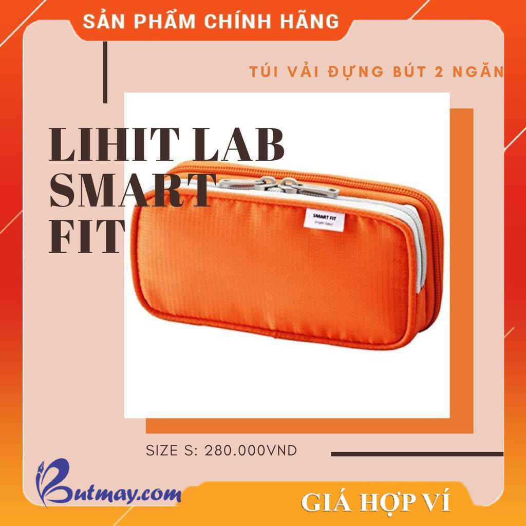 [FRESHIP] Túi vải đựng bút 2 ngăn LIHIT LAB SMART FIT A-7660-24 sise S [Sao Khue Pens - butmay.com]