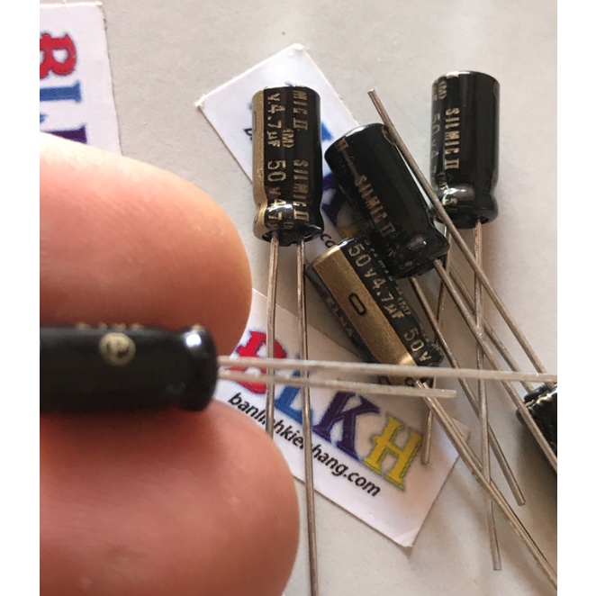 COMBO 4 CON Tụ âm thanh 50V 4.7uF chính hãng ELNA SILMIC II