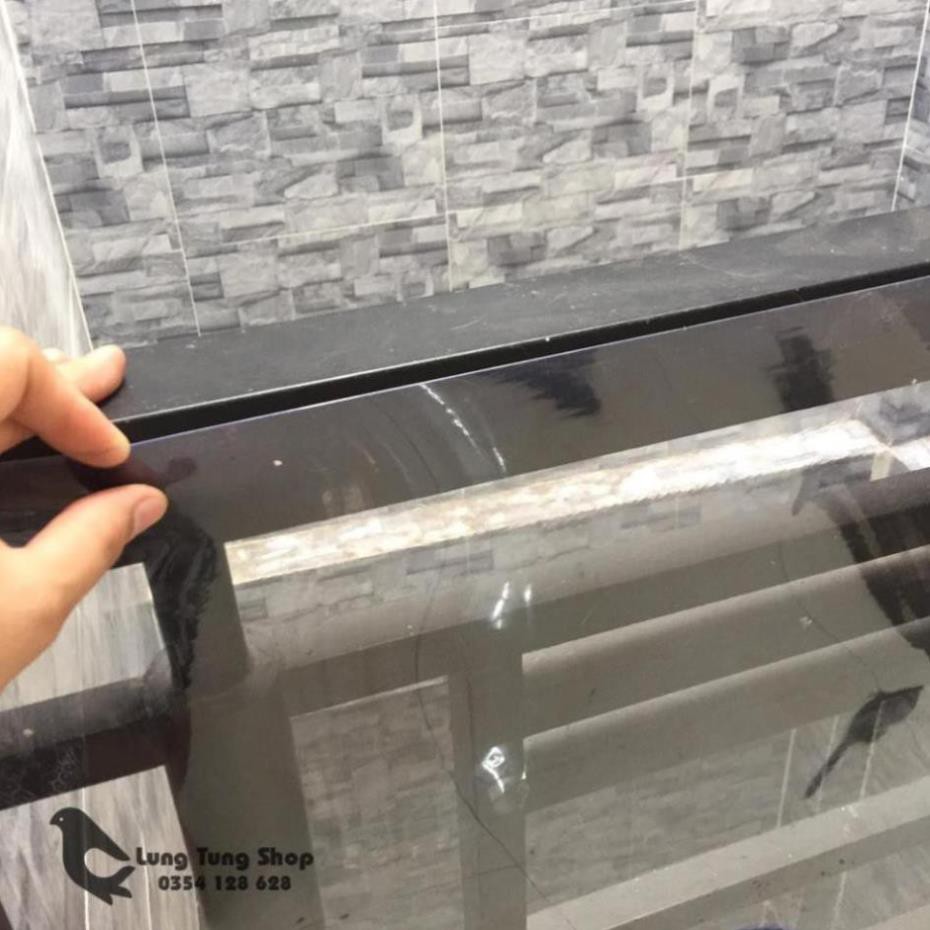 Tấm nhựa bảo vệ trong suốt dán lan can cầu thang , ban công - bảo vệ trẻ em và thú cưng