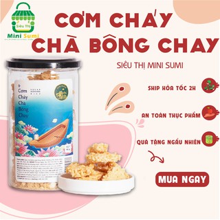 Cơm cháy chà bông chay hai hiền siêu ngon giòn rụm phù hợp với người ăn chay hũ 90gr