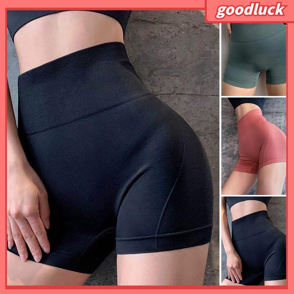 |Golck| Quần Short Thể Thao Lưng Cao Ôm Dáng Co Giãn Thoáng Khí Chống Dầu Mỡ Nâng Mông Siêu Co Giãn Tốt Thích Hợp Tập Yoga / Thể Hình Cho Nữ