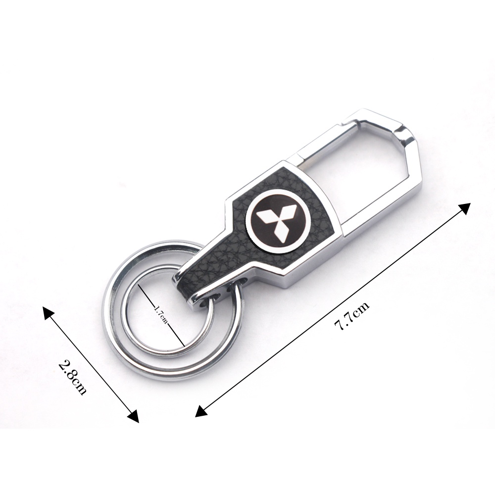 1 Móc Khóa Kim Loại 3D Thời Trang Sáng Tạo Dành Cho Xe Hơi Mitsubishi