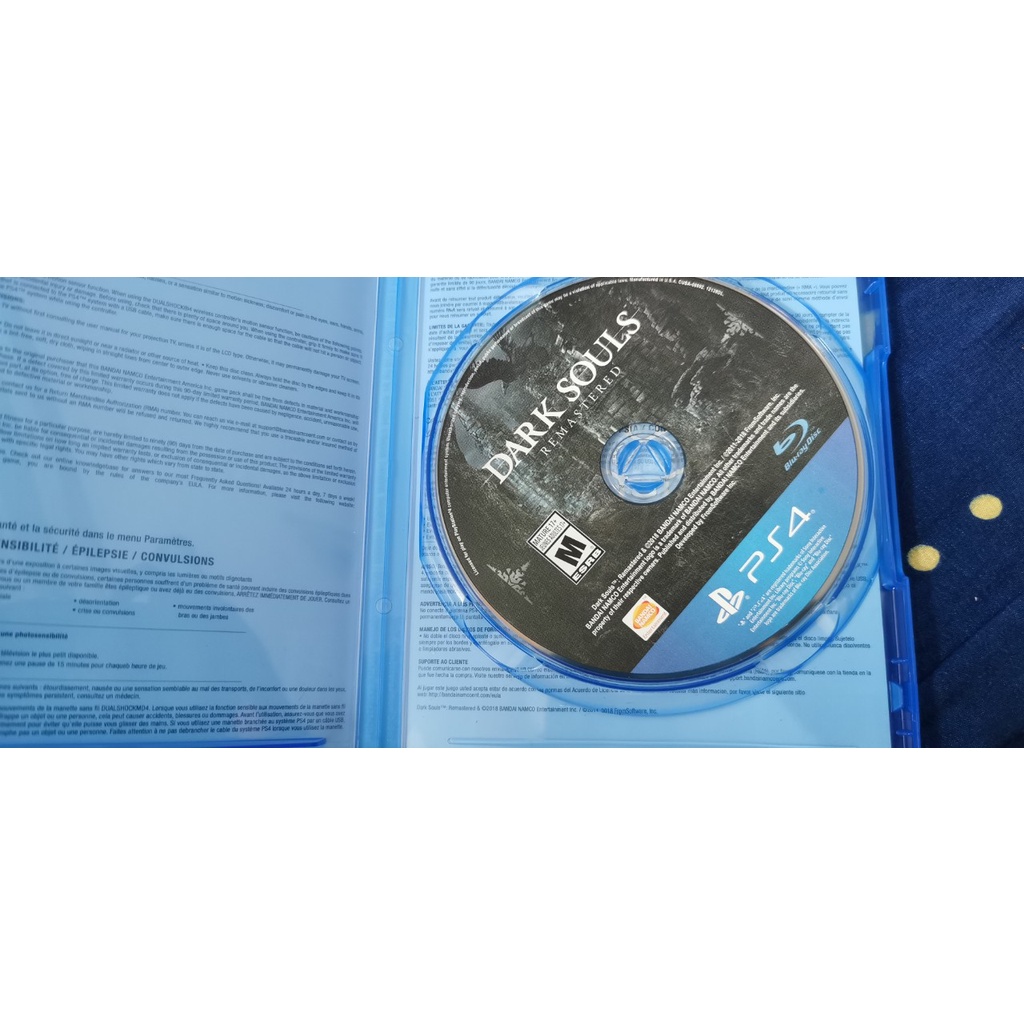 Đĩa game PS4 Dark Souls Remastered - hộp đầy đủ