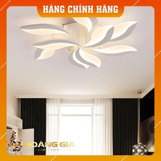 ĐÈN LED trang trí , đèn ốp trần phòng khách G14, 9 cánh có 3 chế độ sáng kèm điều khiển từ xa
