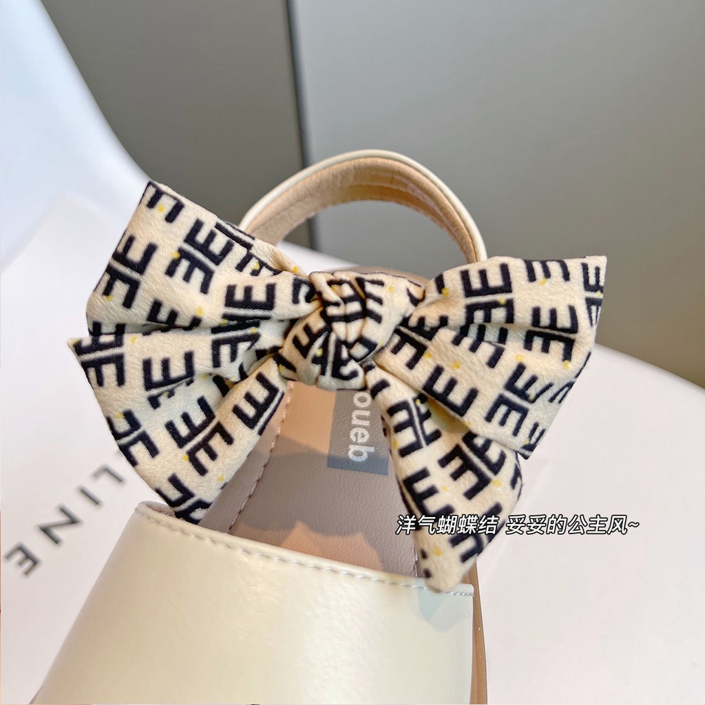 Hàng Mới Về [Hàng Mới Về] Sandal Hở Ngón Đế Mềm Thoải Mái Thời Trang Mùa Hè Phong Cách Hàn Quốc Cho Bé Gái