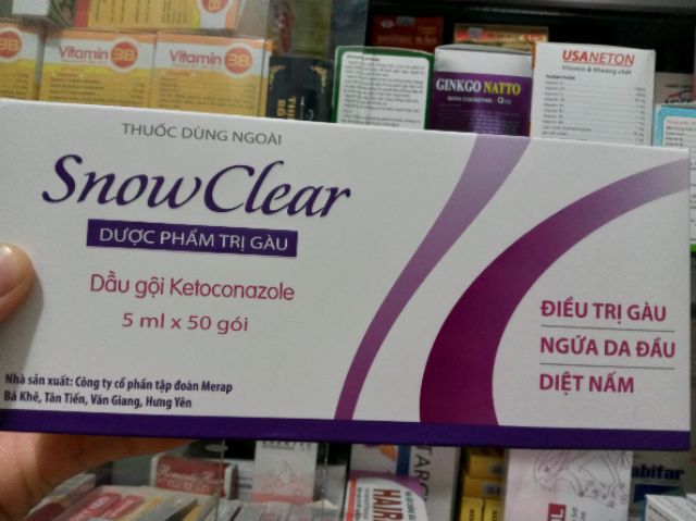 SnowClear dầu gội trị gàu