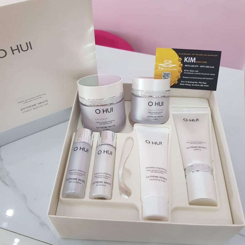 Set kem dưỡng trắng da Ohui mẫu mới siêu lời