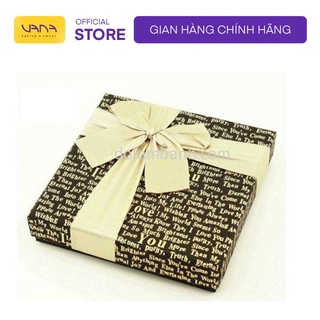 HỘP SOCOLA 12 VIÊN VUÔNG HỌA TIẾT CHỮ CÁI