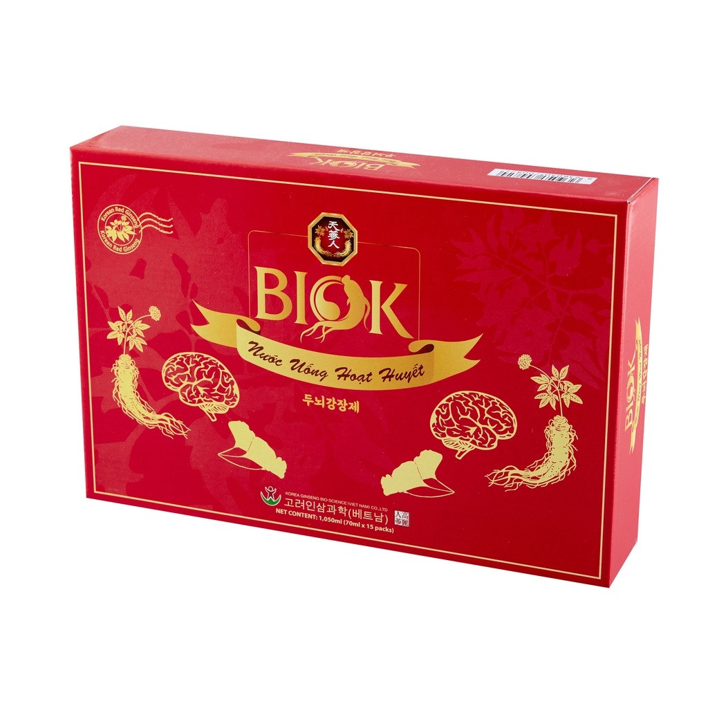 Hoạt Huyết Dưỡng Não BIOK (15Gói x70ml)