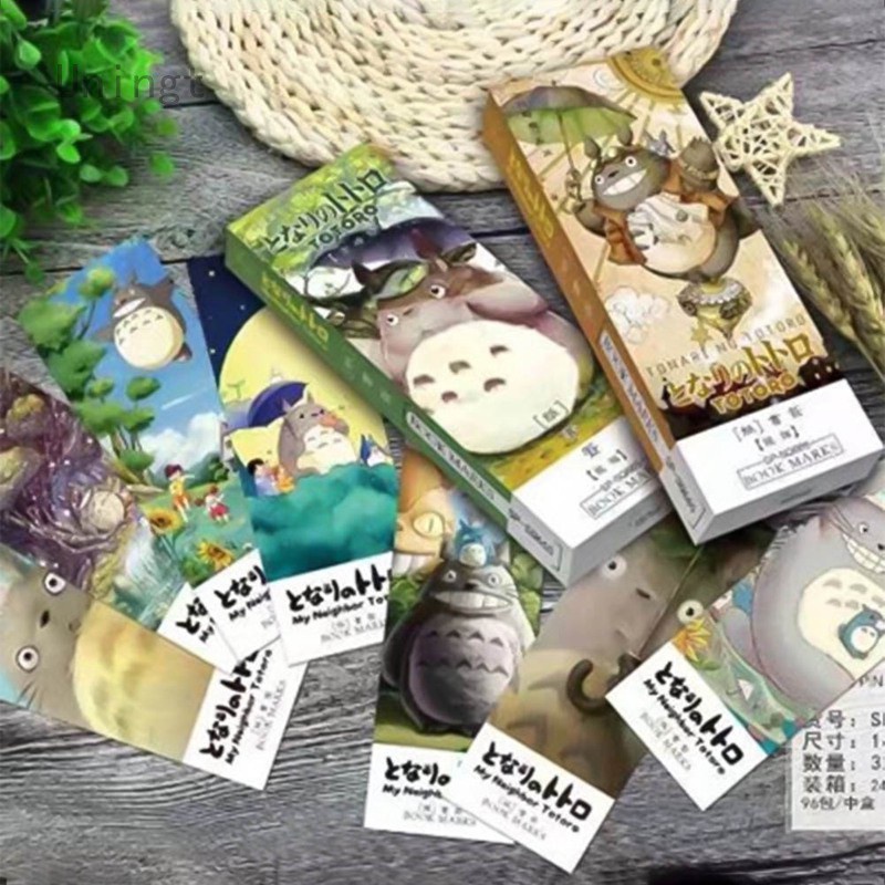 Uningt 1 Box Of Anime My Neighbor Totoro Series Paper Bookmarks