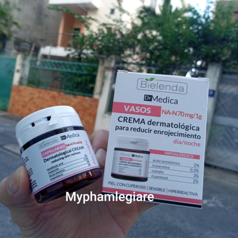 Kem dưỡng Bielenda Dr Medica Capillaries giảm đỏ, giãn mao mạch