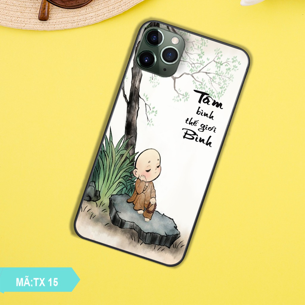 ỐP lưng kính 3D IPHONE 11-11 PR0-11PROMAX, ỐP điện thoại in hình chú tiểu tâm an shop.viet9