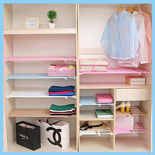 🍓Siêu Tiện Lợi🍓Thanh kệ chia ngăn tủ không cần khoan bắt vít - chiều ngang 25cm, nhựa ABS cao cấp, thép không rỉ