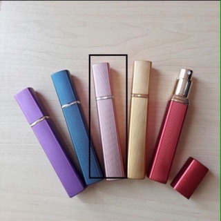 Vỏ chai chiết nước hoa 10ml vuông nhôm