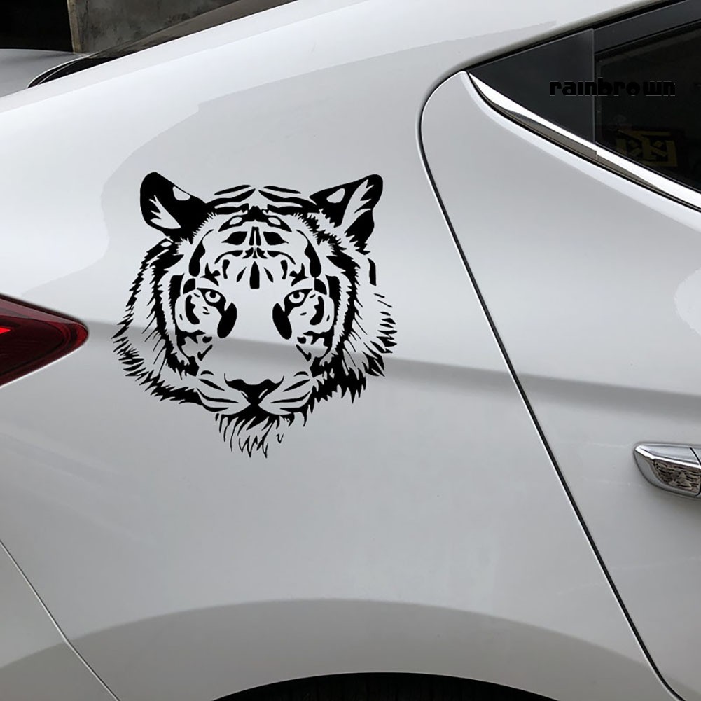 Sticker Dán Trang Trí Xe Hơi Hình Đầu Hổ Độc Đáo