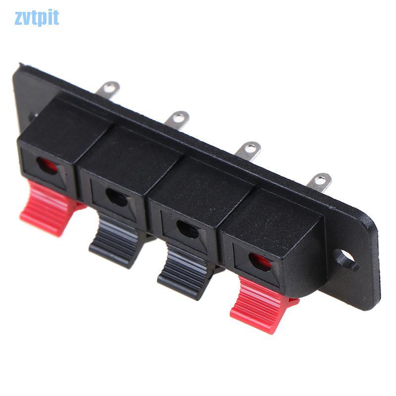 Set 2 Đầu Nối Dây Điện 4 Vị Trí Cho Loa Âm Thanh