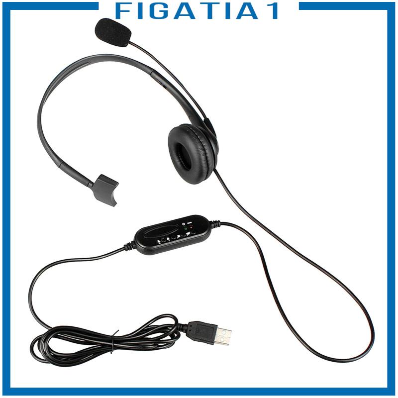 Tai Nghe Chụp Tai figatia1 Có Dây USB Tiện Dụng Cho Máy Tính / Laptop