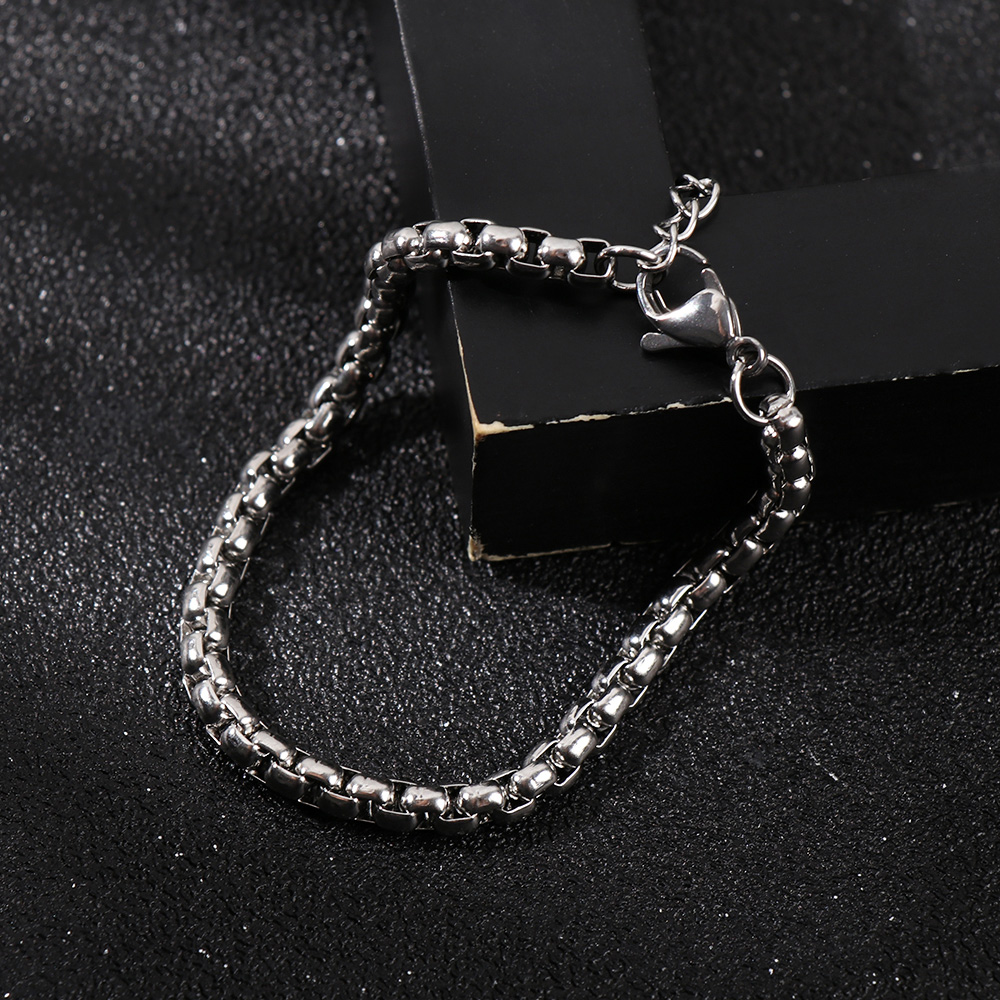 Vòng Tay Kim Loại Thiết Kế Đơn Giản Cho Cặp Đôi