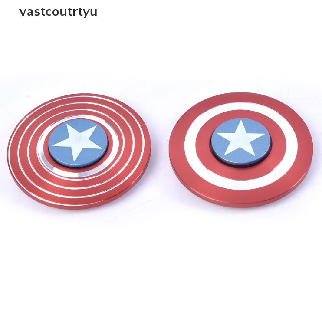 Con Quay Đồ Chơi Spinner BằNg HợP Kim, HìNh Khiên Captain America